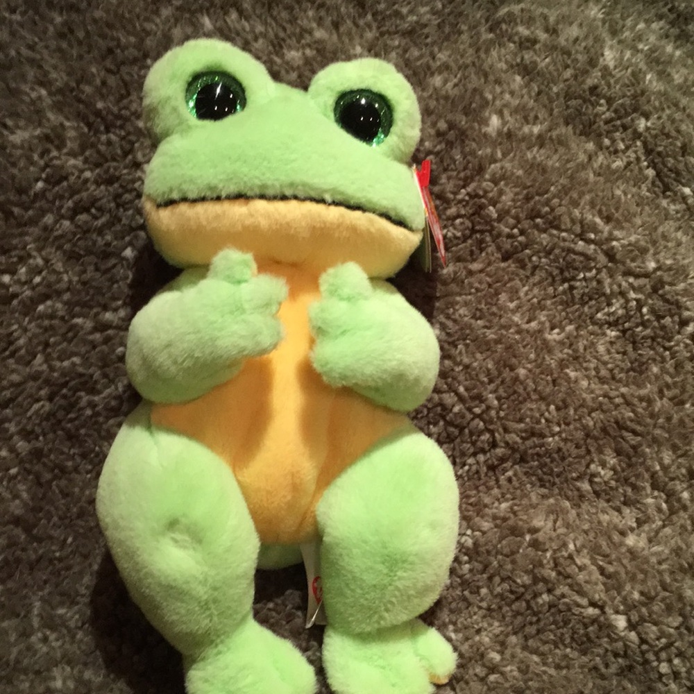 Snapper 2023 Ty Beanie Baby 6" Frog With tags Super Cute!